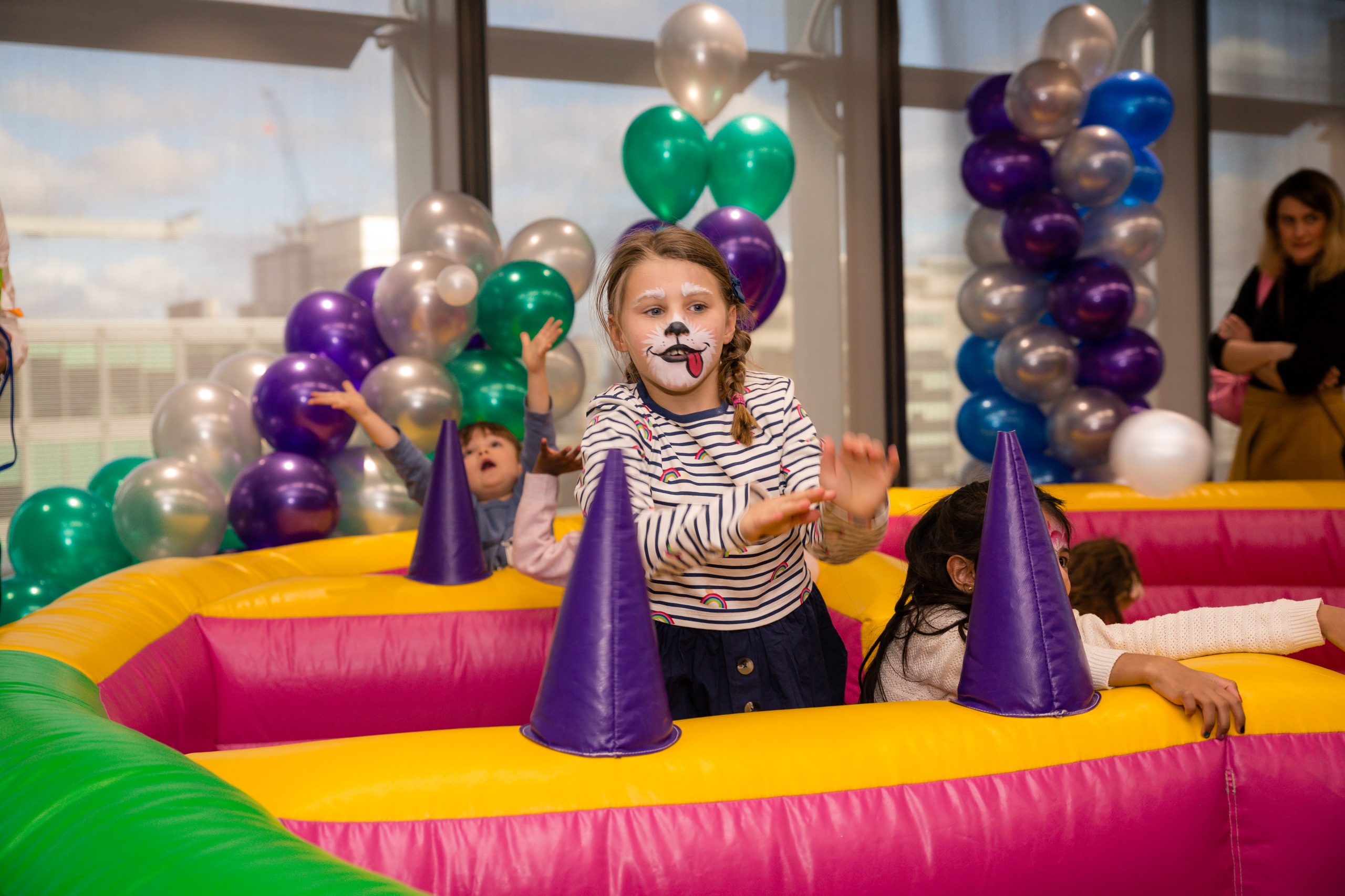 Soft Play is perfect for toddlers at kids' parties in London with The Bedlam Bunch children's entertainers